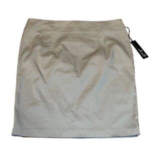 Willi Smith Tan Pencil Skirt, khaki, stretchy, 12